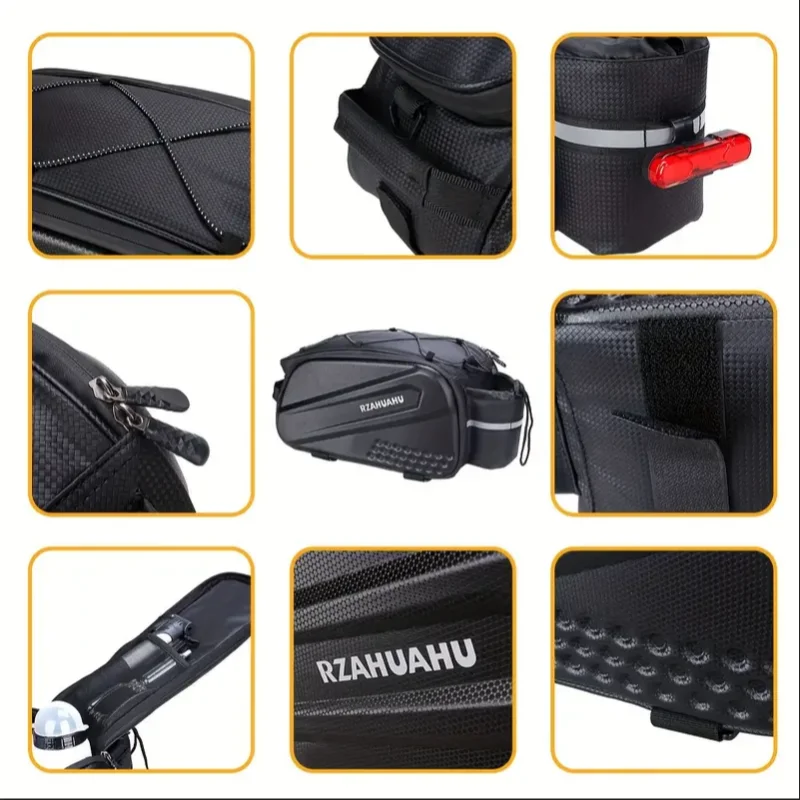 Bicycle Camel Bag Large Capacity Electric Foldable Rear Seat Bag For Mountain Bikes Cycling Parts and Camel Bag Accessories image 5
