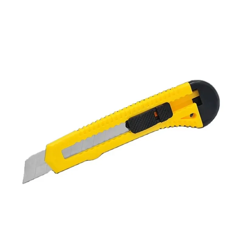 

CROWNMAN Promotional Yellow 18mm High Carbon Steel Blade And PS Body Utility Cutter Knife