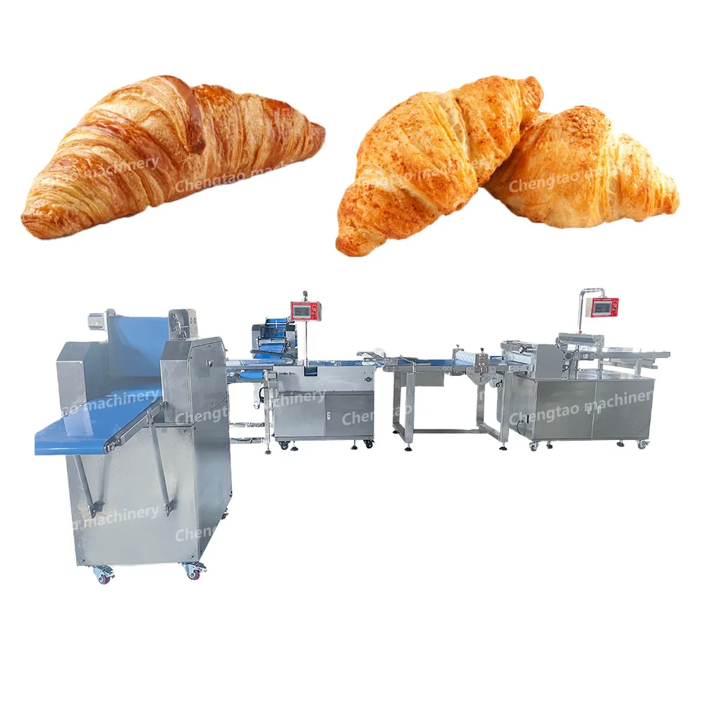 Electric Automatic Pastery Bread Making Machine for Croissant and Pita Bread for Bakery Restaurant Use New Condition Inclu