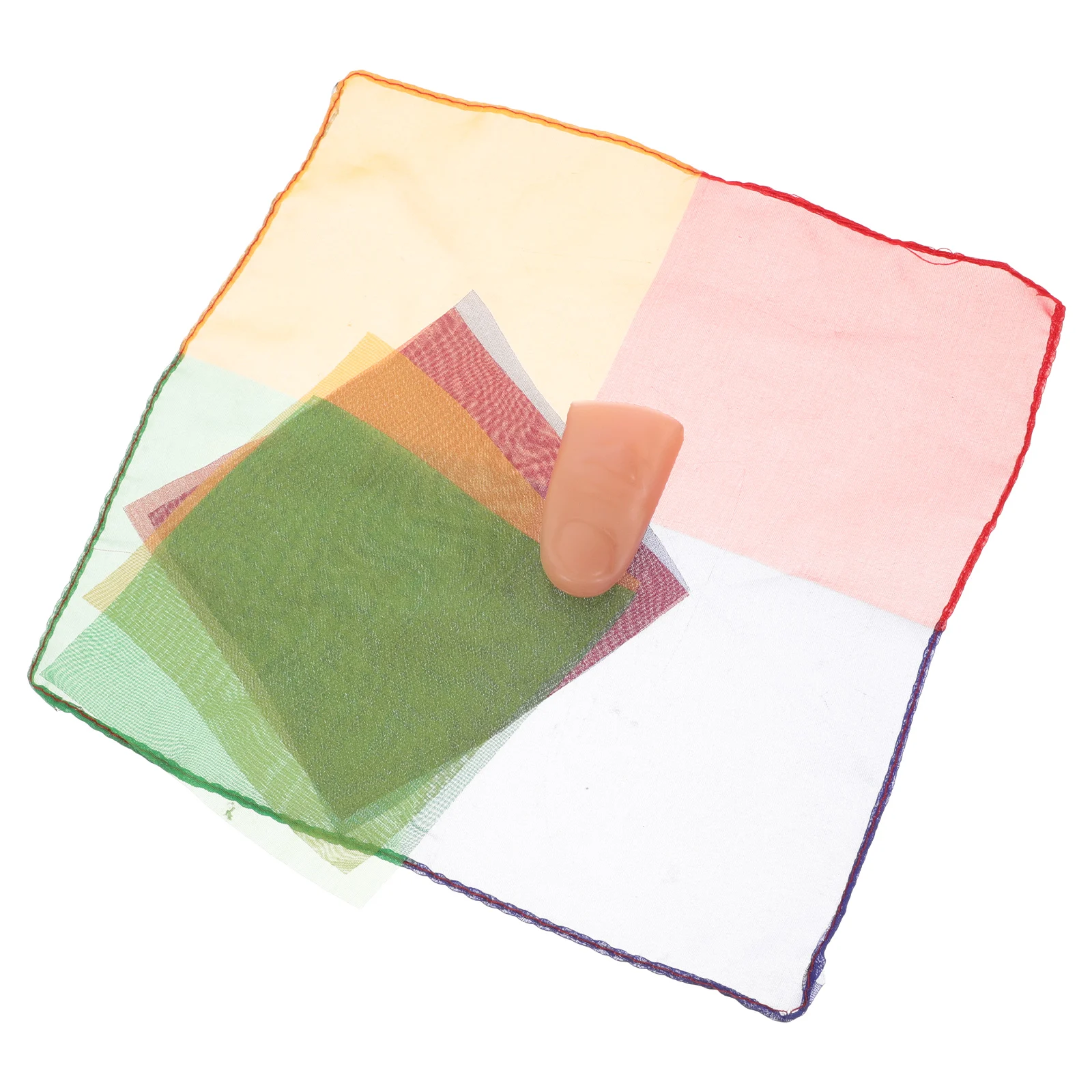 

Scarf Props Life Like Fake Thumb Magician Accessories Real Looking and Silk
