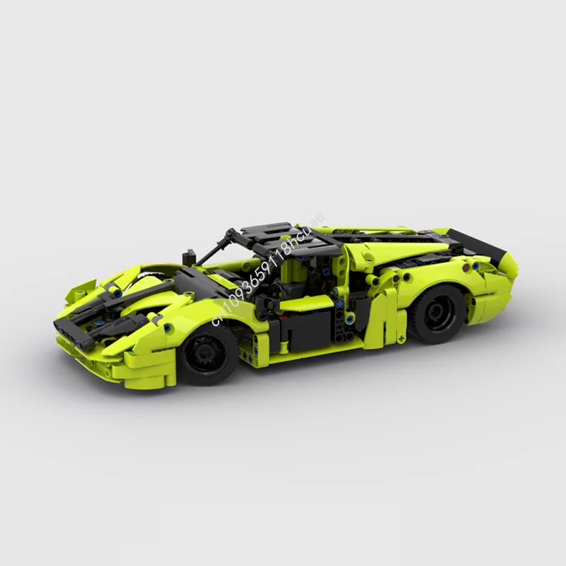 ตัวต่อ MOC ฟอร์ด เอ็มเค 4 จำนวน 731 ชิ้น ของเล่นแบบประกอบเอง ชุดตัวต่อสถาปัตยกรรม ของขวัญคริสต์มาส DIY เสริมสร้างความคิดสร้างสรรค์และการเรียนรู้สำหรับเด็ก