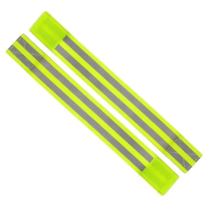 Reflective Bands Elastic Armband Wristband Ankle Leg Straps Kids Safety Reflector Tape Straps for Night Jogging Biking Running