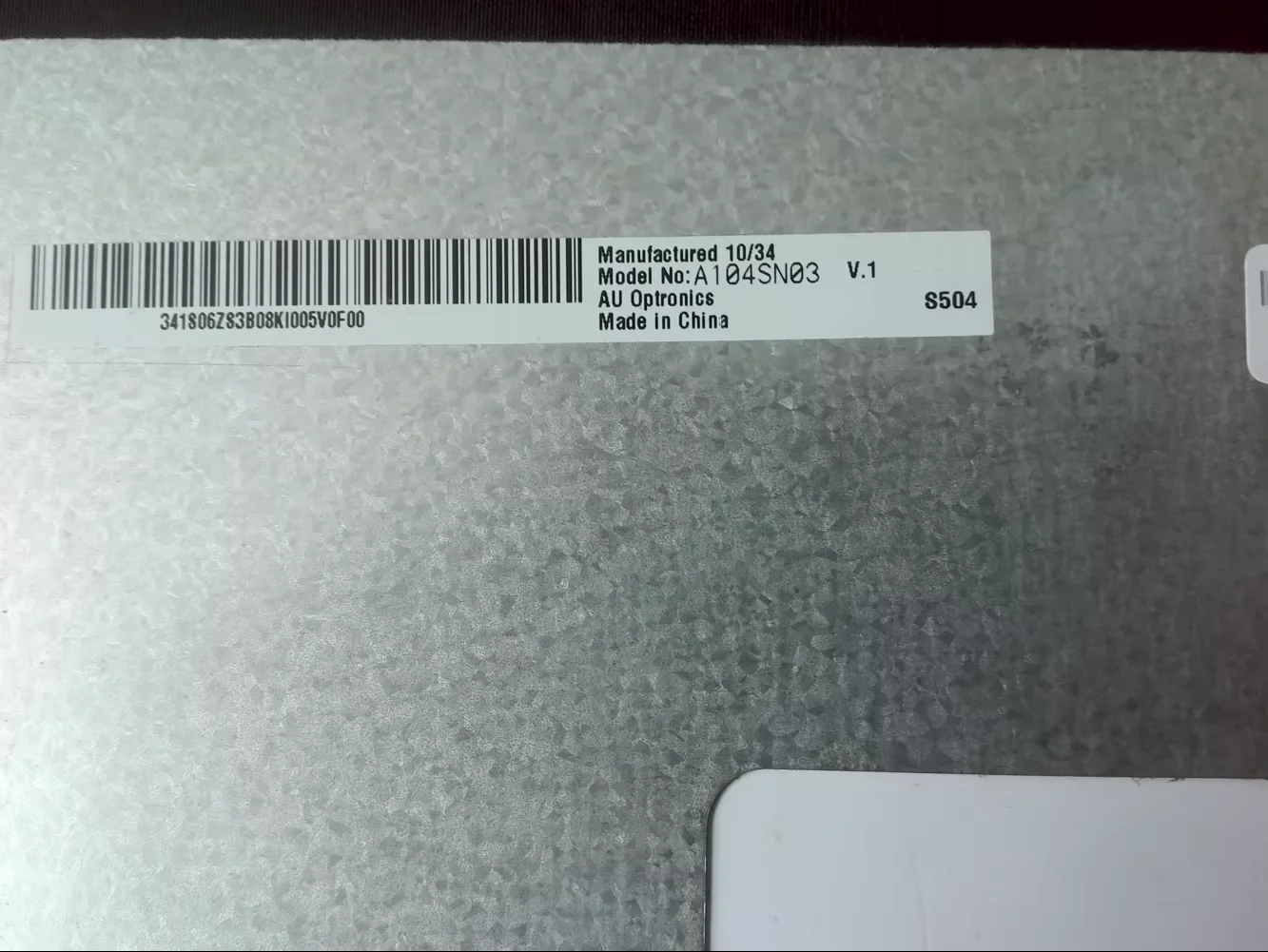 

A104SN03 V1 original LCD display screen