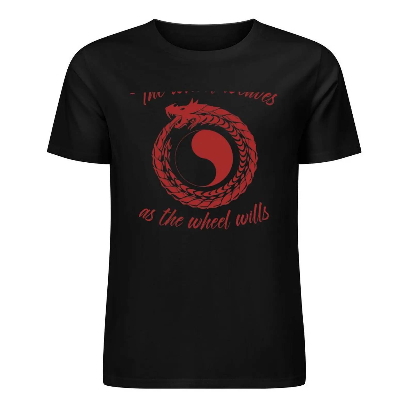 The Wheel Weaves as The Wheel Wills Wheel of Time Dragon Parody T-Shirt vintage t shirts quick drying luxury clothes men