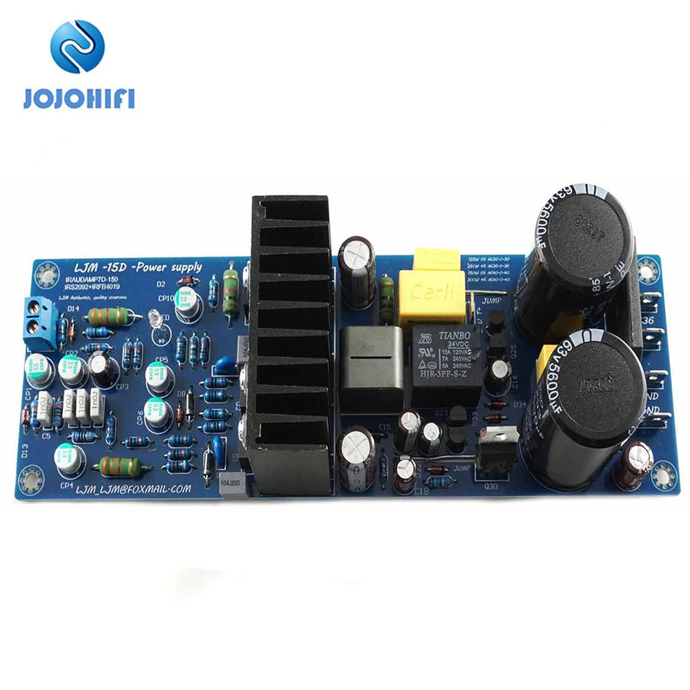 L15D-POWER IRS2092 300W 4R MOSFET  IRFB4019 5600UF 63V Mono Digital Power Amplifier AMP Board with Power Protection