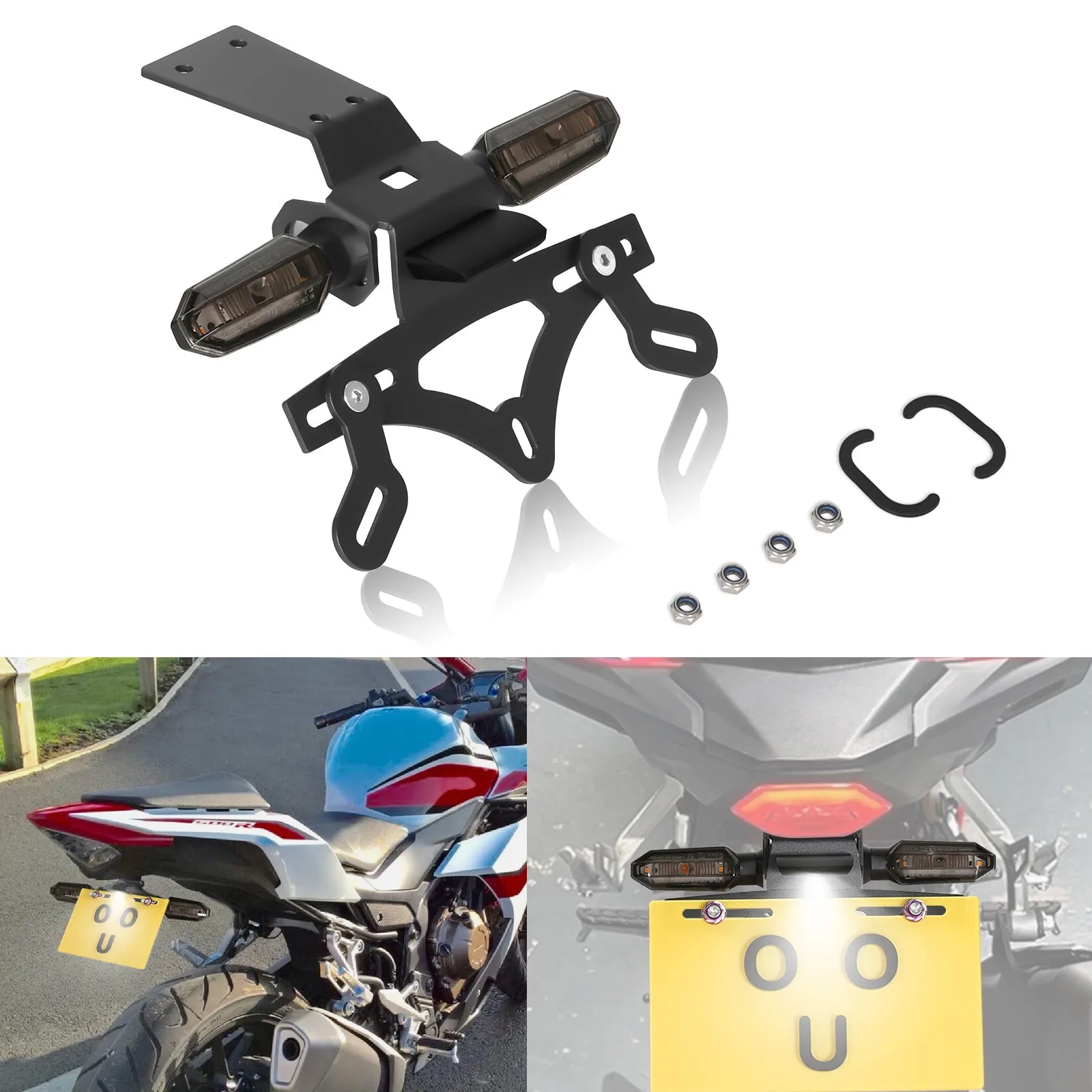 

Short Fender Eliminator Tail Tidy Led Turn Signal For HONDA CBR500R /F 400R Short Fender Eliminator Tail Tidy Led Turn Signal