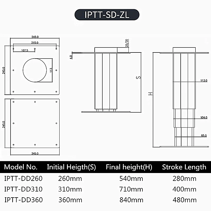 Imagem -05 - Ajuste Manual da Tabela do Elevador de Dobramento de Hoodland Tatami para o Uso Interno Baixa Cama e Cadeira Que Levanta 660 Libras Curso de Peso 480 mm