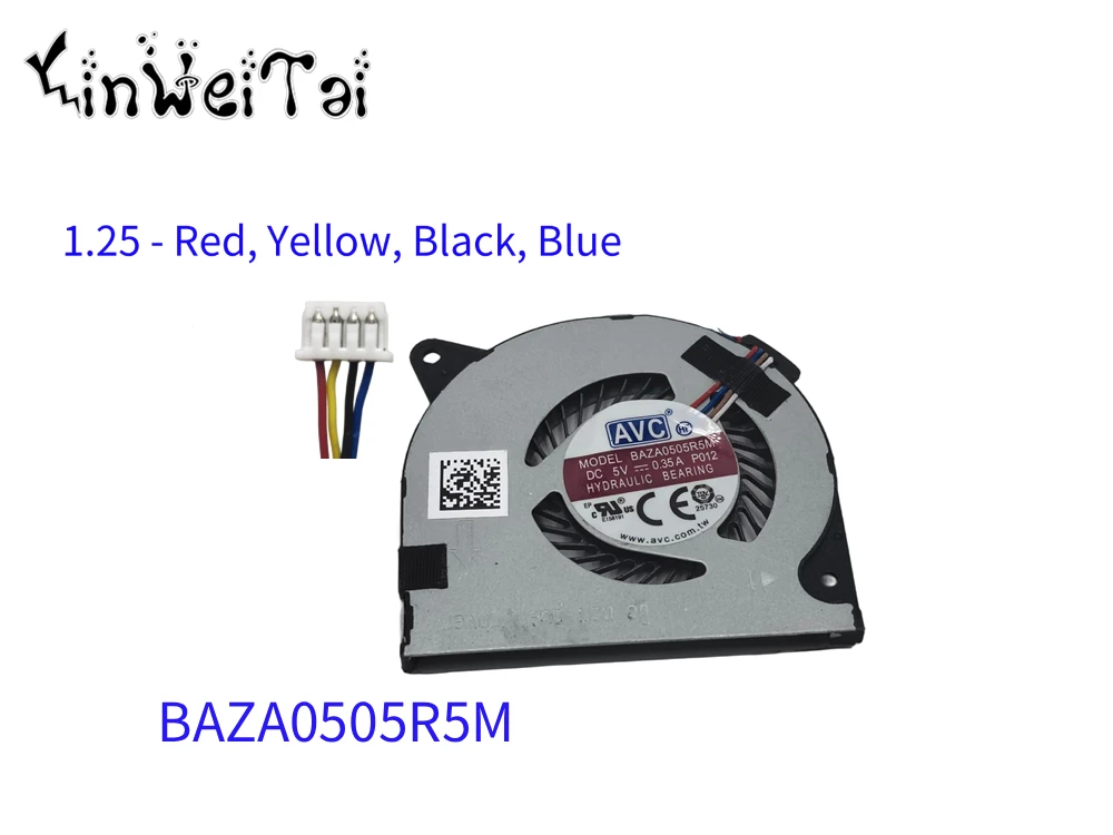 for B55D5HA2102 BF05005H05FP BAZA0505R5M AVC Blower Fan 5cm Ultra Thin Silent 500 5005 50MM