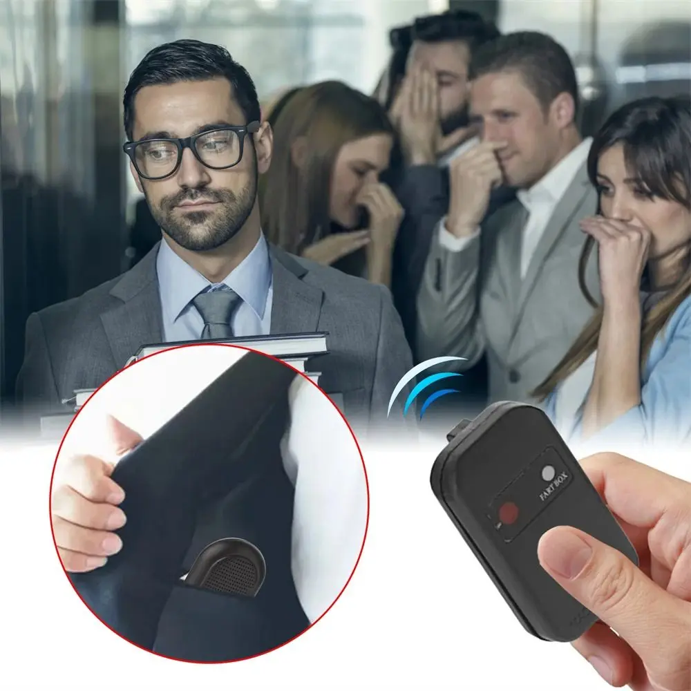 リモコンおならボックス ジョークいたずら 電子おなら音マシン ノイズメーカー 多機能おならおもちゃボックス トリック スプーフ