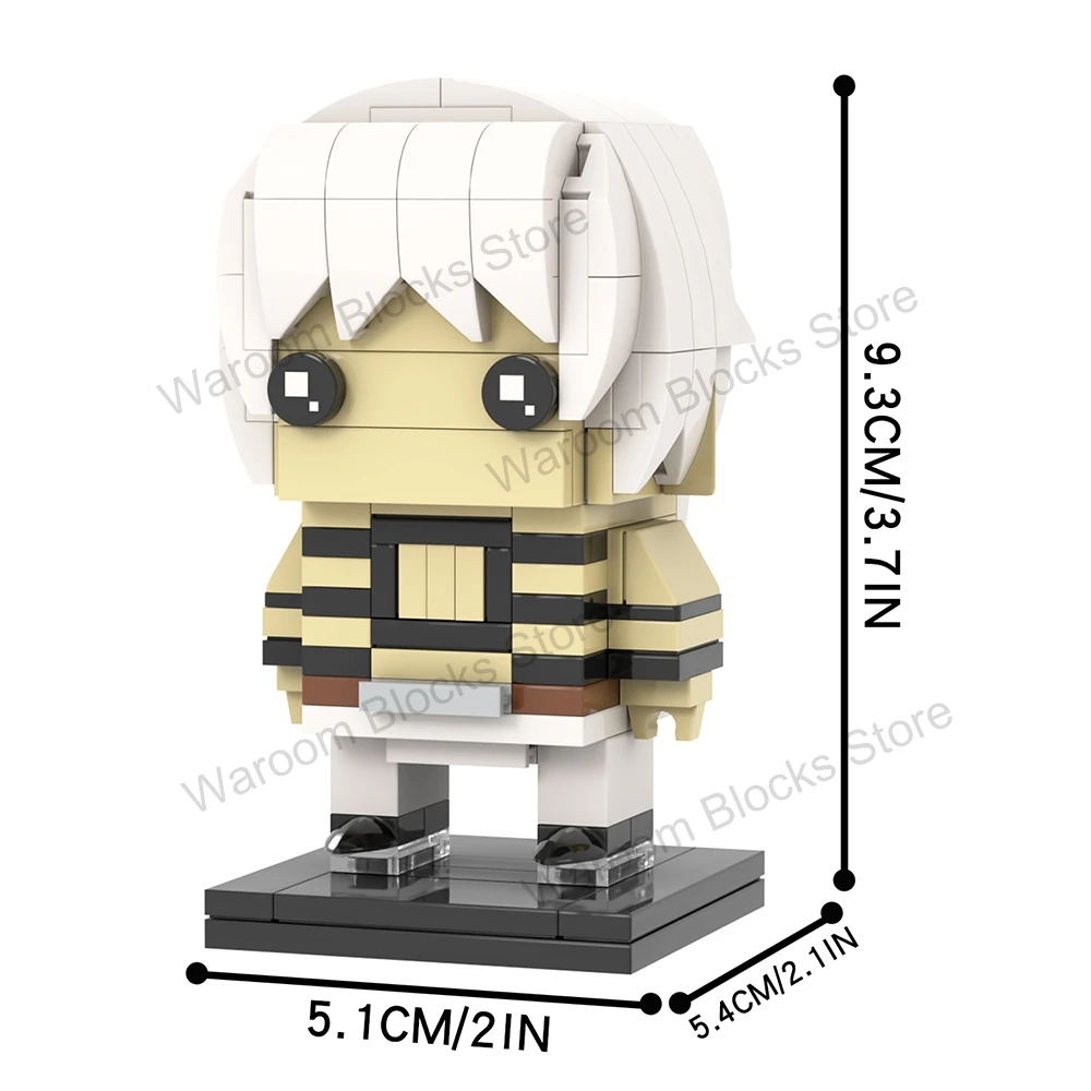 KOF The King Of Fighters Bricks Game Figure Brickheadzed MOC Building Blocks Toys For Children Adult Friends Gift Orochi MOC7310