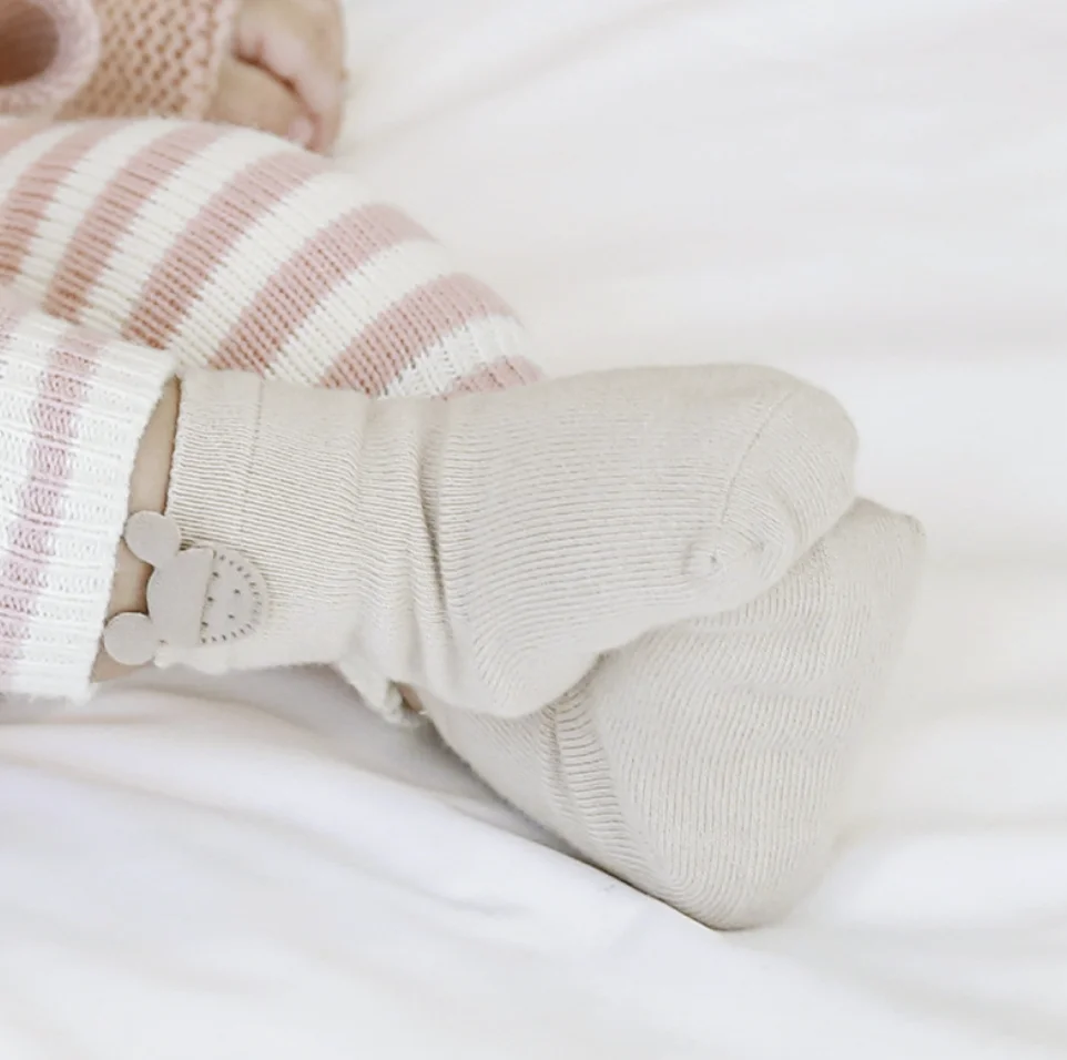 Chaussettes mignonnes en coton pour bébé garçon et fille, lot de 3 paires, automne