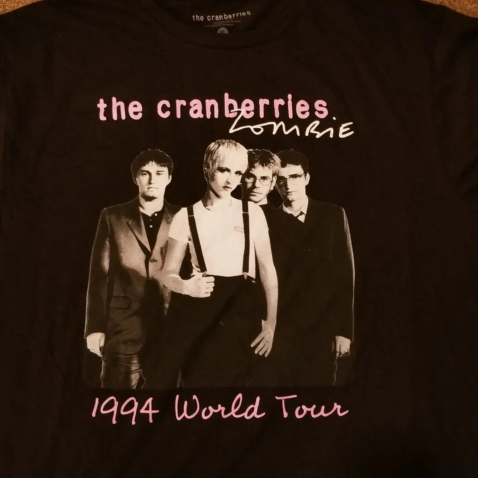 The Cranberries T Shirt Zombies 94 Reprint Neu Mit Etikett XL Extra Large X vintage Washed fashion Comfortable Slightly Stylish