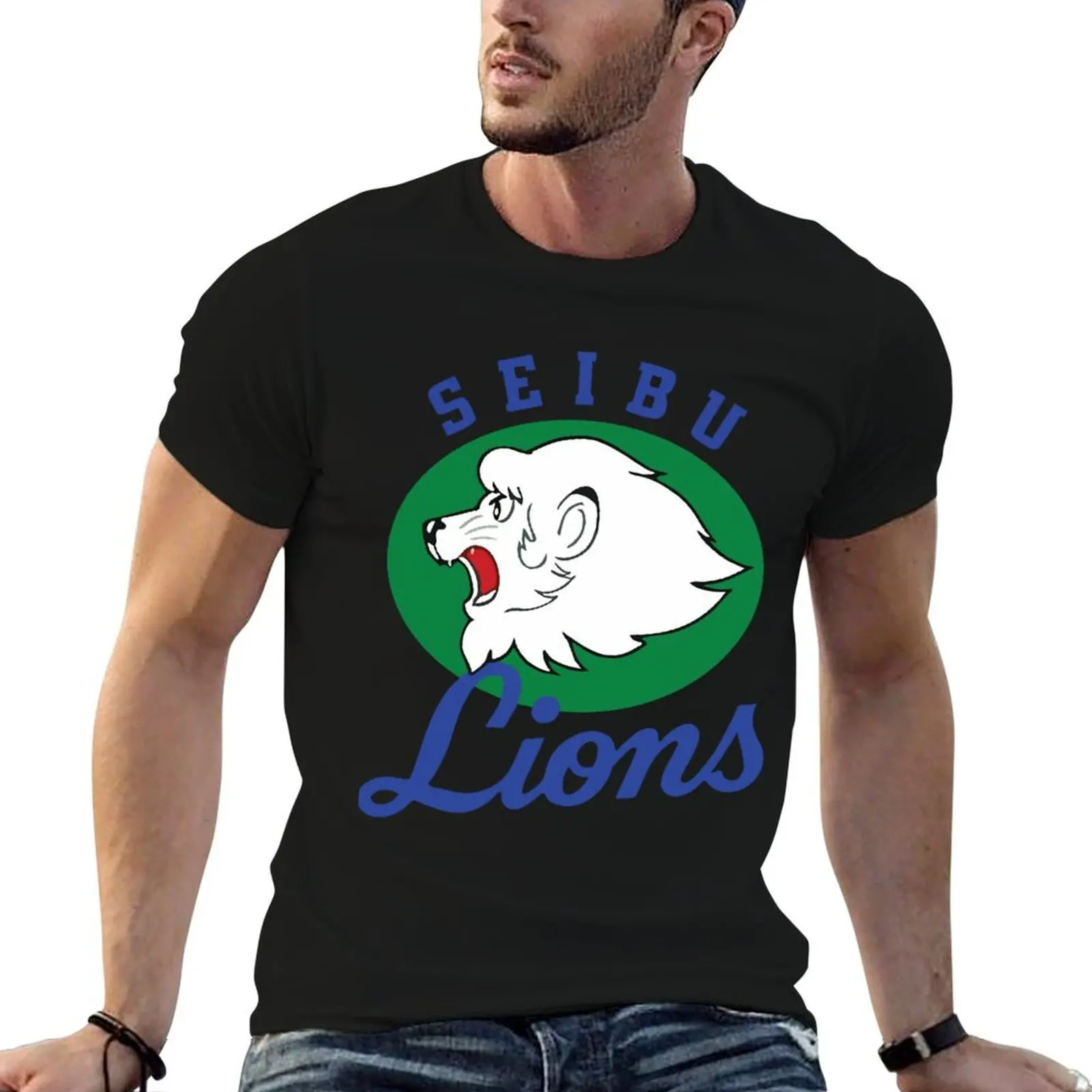 

man man shirt for Lions t t shirt Seibu summer t funny graphic shirts T-Shirt plain man
