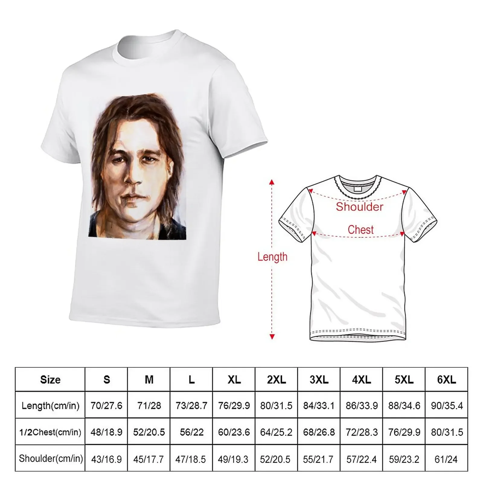 Heath Ledger Tribute T-Shirt customized t shirts quick-drying t-shirt hippie clothes mens vintage t shirts