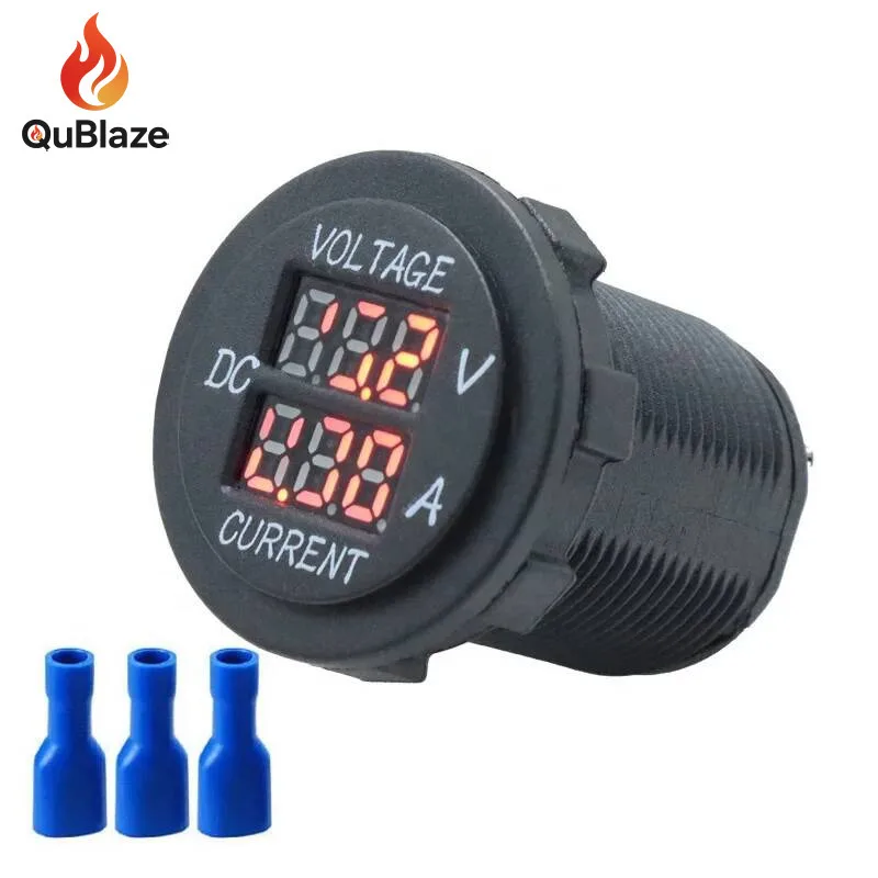 

Цифровой вольтметр от 9 В до 48 В постоянного тока, 10 А, амперметр, измеритель напряжения и тока, светодиодный дисплей, измерение для электрического Je10 12 В, 24 В, 36 В