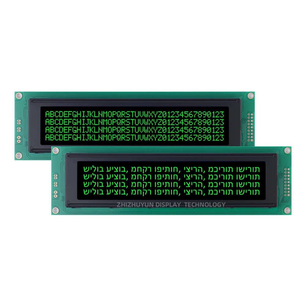 4004a3 Hebreeuw Karakter Lcd Module Scherm Btn Zwarte Film Oranje Led Backlight St7066u Controller