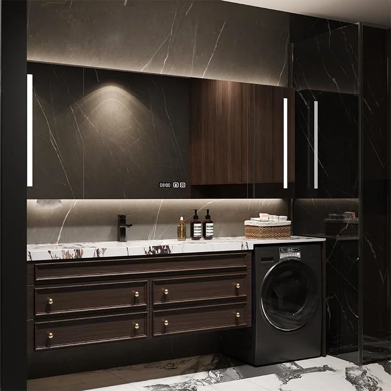 Black Drawers Bathroom Cabinets Door Handle Space Saver Bathroom Cabinet Vanity Sink Luxury Badezimmer Schrank Home Furniture