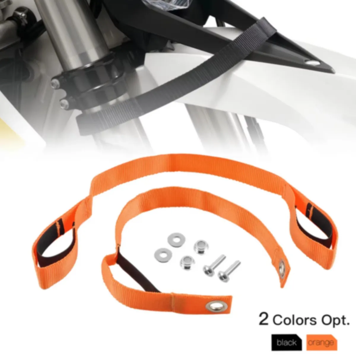 

For KTM 2017-2019 EXC 300 EXC EXC-F XCW 125 200 250 300 350 400 450 500 Front Rear Fender Pull Strap SX SXF XC XCF 2016-2018