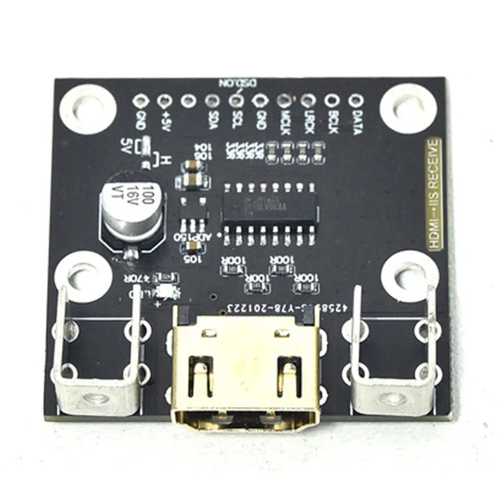 

HDMI to I2S Receiver Board I2S to HDMI Transmitter Board Differential I2S Signal Conversion DAC Decoder