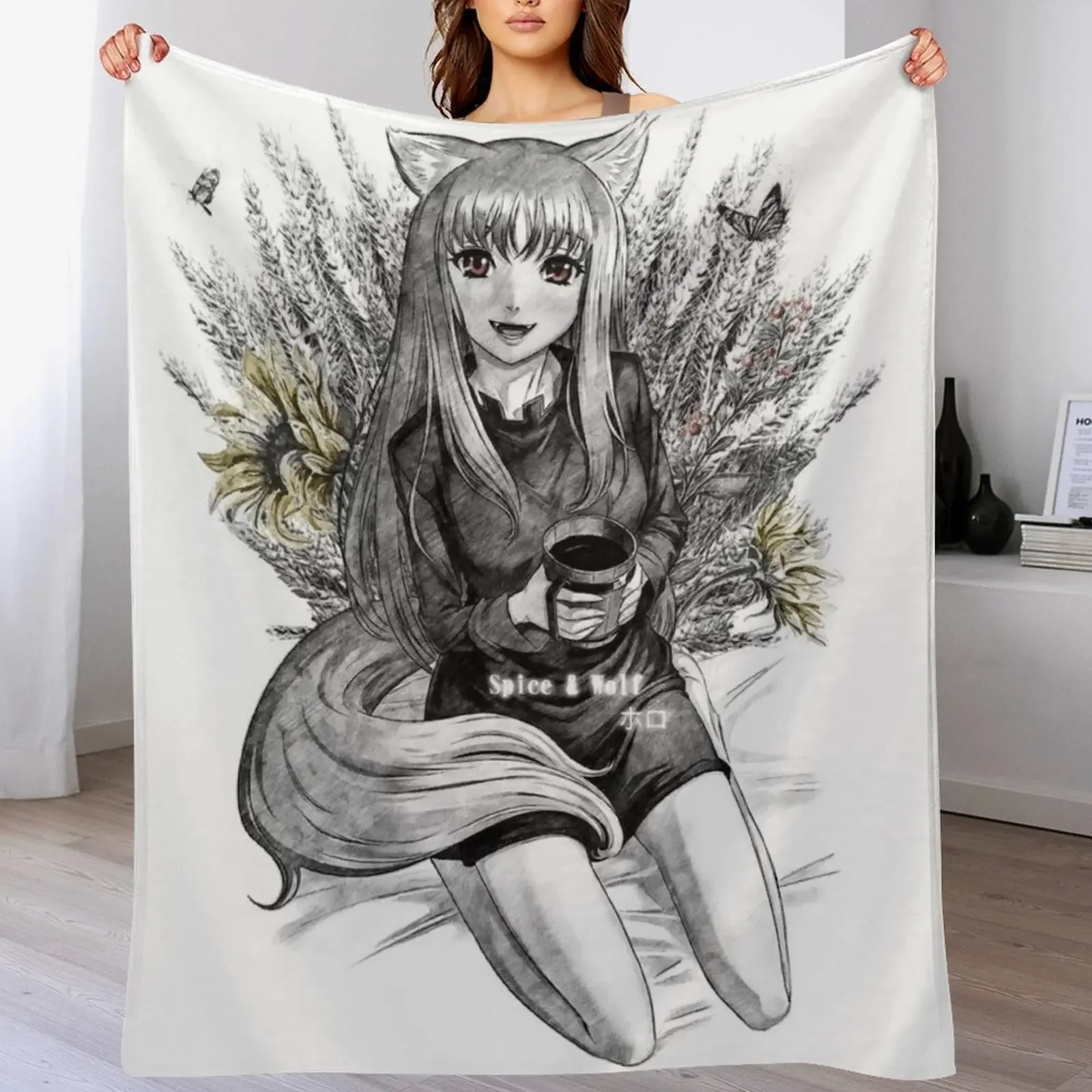 

pencil crumbs Bountiful Harvest Throw Blanket blankets ands Single Travel heavy to sleep Blankets