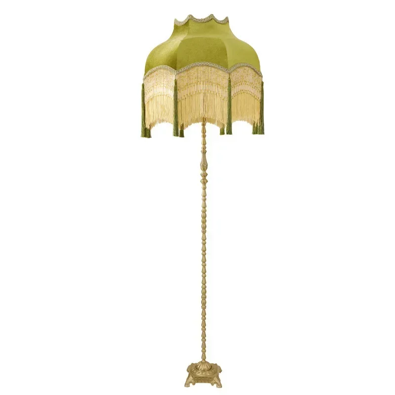 French retro fringed restaurant chandelier wabi sandy wind medieval entrance bedroom chandelier