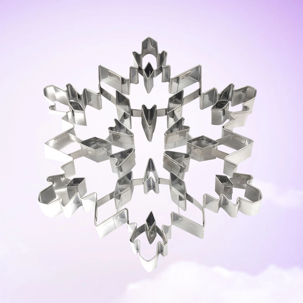 

75 Inch Steel Biscuit Mold Biscuit Mold Cookie Set Snowflake DIY Cake Tools Easy Clean Baking Accessories