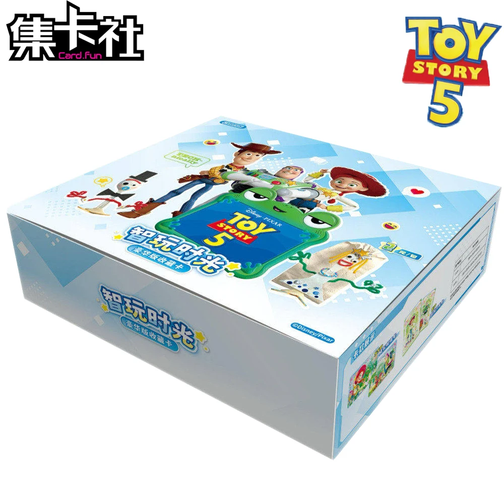 Cartes de collection authentiques Card.fun Toy Story 5, cartes de personnages de films de dessins animés comiques préférées des enfants, cadeaux créatifs pour garçons et filles