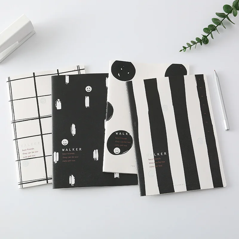 

Блокнот А5 4 шт./лот, милый мультяшный линейный бумажный блокнот, 42 страницы, кавайные Канцтовары, школьные и офисные принадлежности, дневник, офисные принадлежности