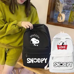 Snoopies Women Backpack New Fashion High Capacity Back To School Backpack Trendy Girls' School Backpack Kawaii Travel Backpacks