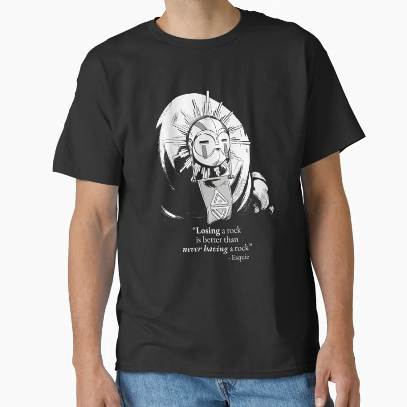 

2025 Retro Sci Fi RPG Game Clair Obscur: Expedition 33 Quotes Fan Art Gift clothing Adult T-shirt large size Tops S-6xl