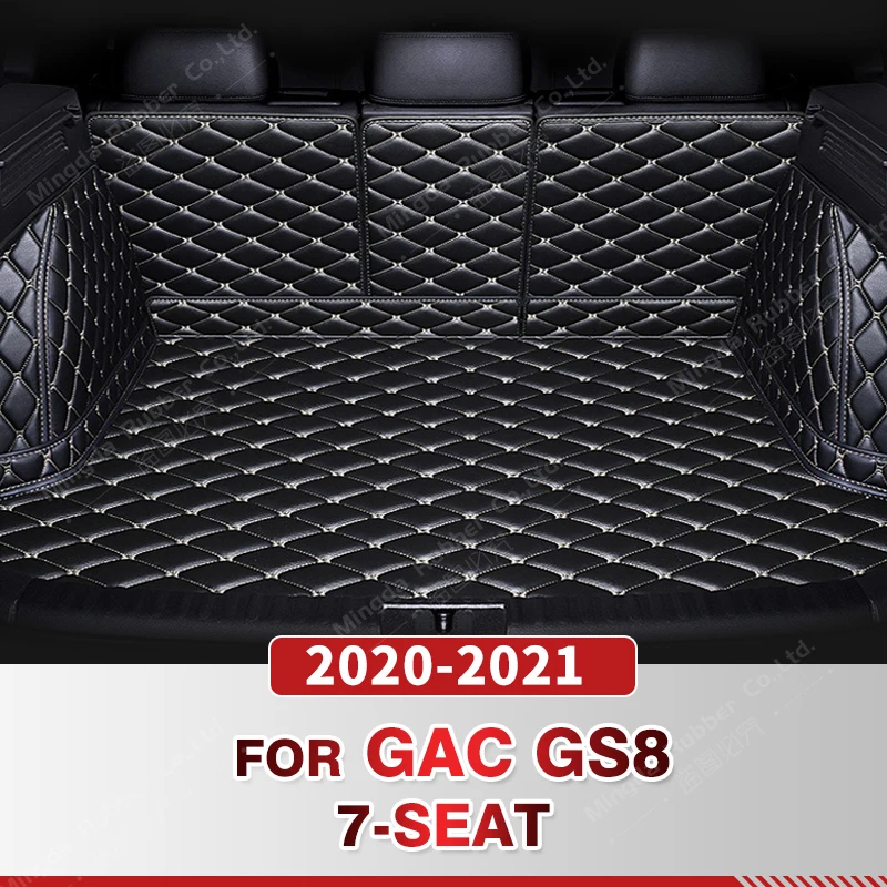 

Auto Full Coverage Trunk Mat For GAC Trumpchi GS8 7-Seat 2020 2021 Car Boot Cover Pad Cargo Liner Interior Protector Accessories