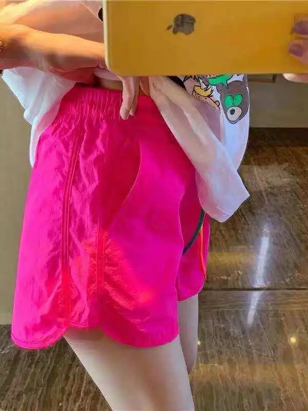 

Quick-Dry Drawstring Sports Shorts Women Summer Thin Anti-Aging Slimming Running A-Line Casual Versatile Hot Pants