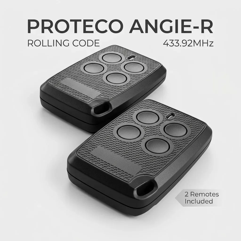 2pcs PROTECO ANGIE-R Garage Door Remote Control 433.92MHz Ro