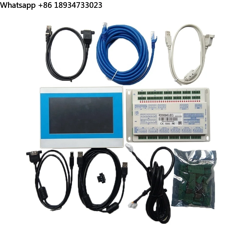 Digital Cutting Machine Controller Control Card with 7 Inch Full Touch Screen for with 8 Axes RDD6584G RDD 6584 G