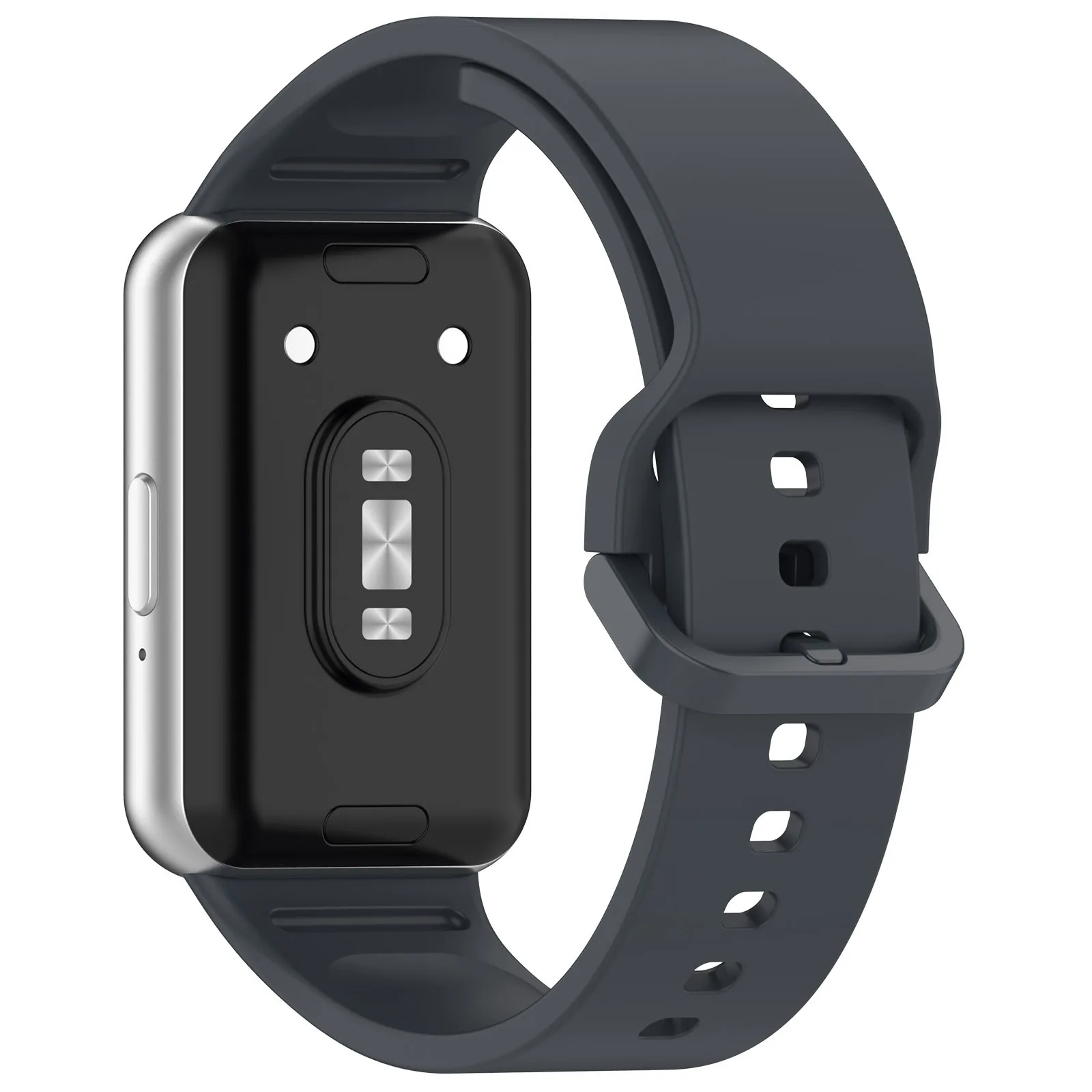 Cinturino da 60 pezzi per Samsung Galaxy Fit 3 cinturino sportivo in silicone durevole accessori per cintura da polso regolabile monocolore