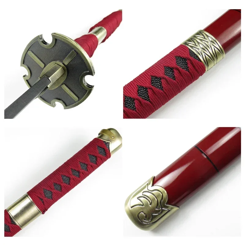 104cm Anime Wooden Sword One Piece Roronoa Zoro Trafalgar Law Model Costume Fancy Dress Party Cosplay Accessories