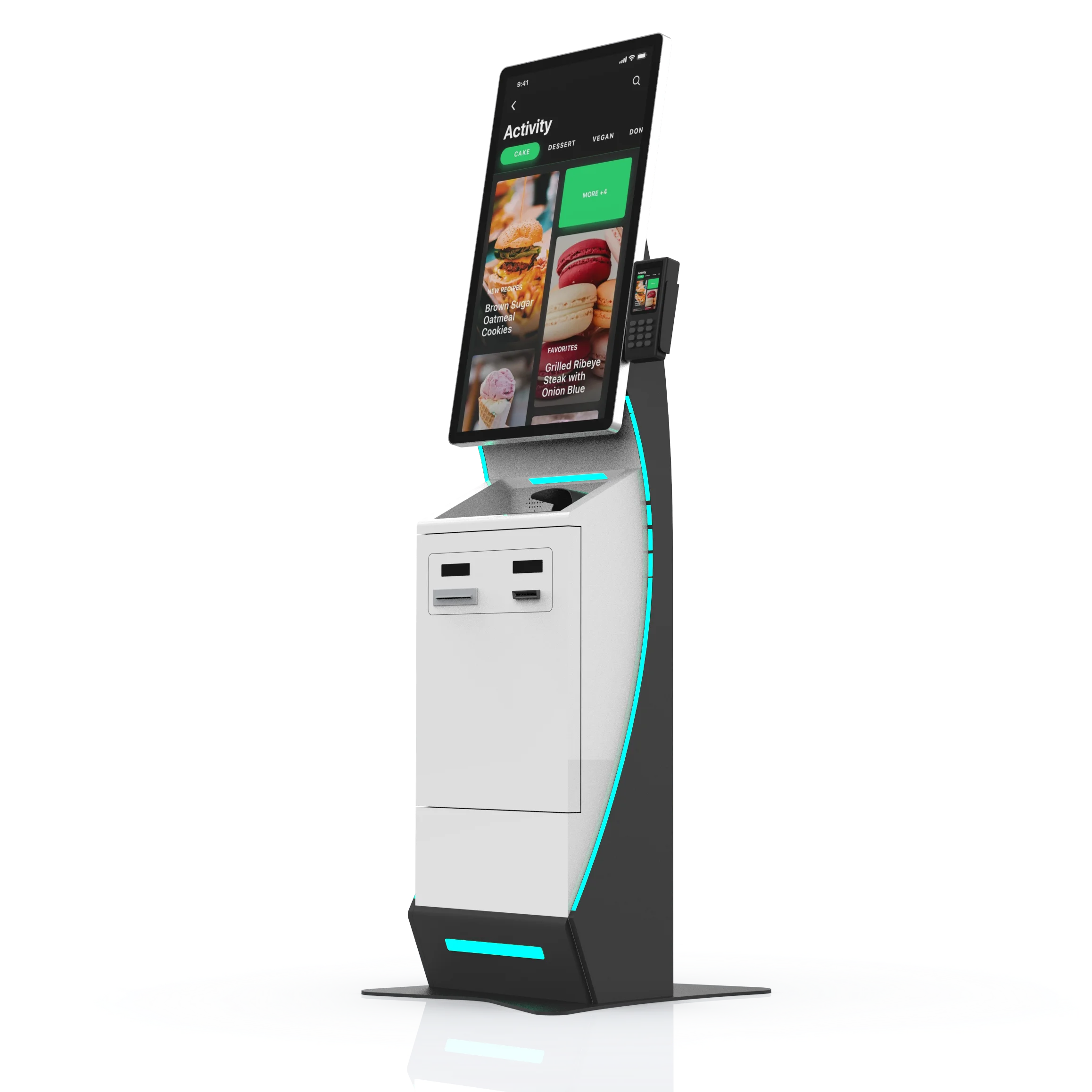 

Self Service Ordering Checkout Cash Card Payment Terminal Machine Kiosk for Restaurants Food Store Hotel