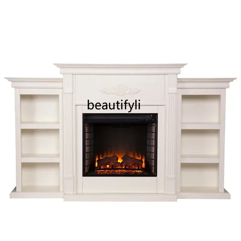 

xzqNew Arrivals American rural retro black mantel, living room decorative entrance cabinet, background wall TV cabinet, custom