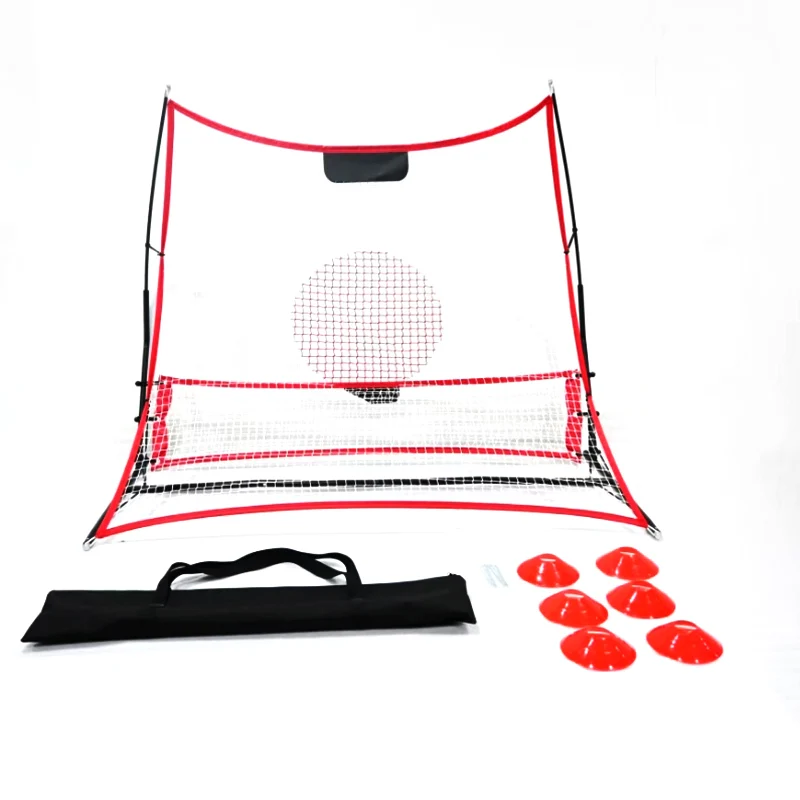 

Popular Football Rebound Training Net Foldable Design Ideal For High And Low Training Drills Flexible Use