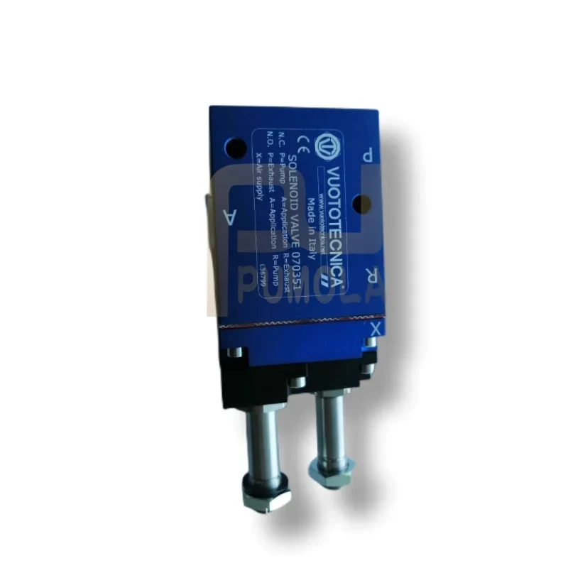 

070511 VUOTOTECNICA Servo Controlled 3-Way Vacuum Solenoid Valves