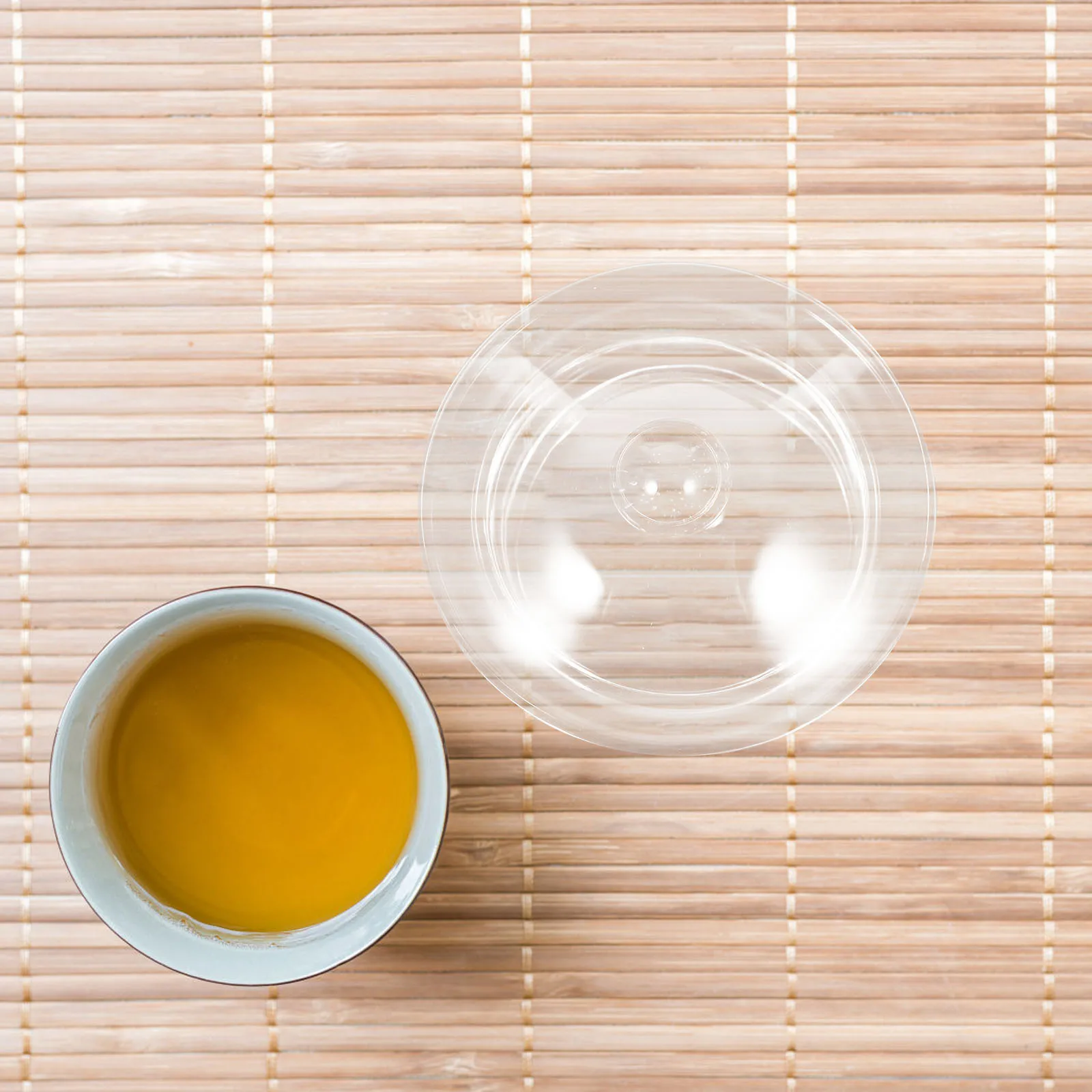 3Pcs Tea Pot Lid Glass Replacement Covers Heat-Resistant Clear Round Transparent Teaware Lids for Kettle Tea Brewing