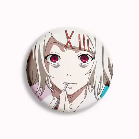 Anime Tokyo Ghoul Juuzo Suzuya Söt Mjuk Knappnål Kawaii Anime Brosch Badge Väsktillbehör Dekor Fans Samla Vänner Presenter 8 best sales Tokyo Ghoul-nål - №3