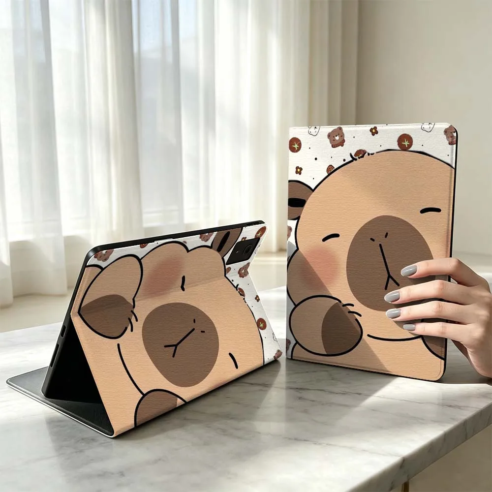 Cartoon Capybara Art Soft For Lenovo Xiaoxin Pad Pro Tab P12 P11 11 11.2 11.5 10.6 inch K10 M10 Plus Tablet Case