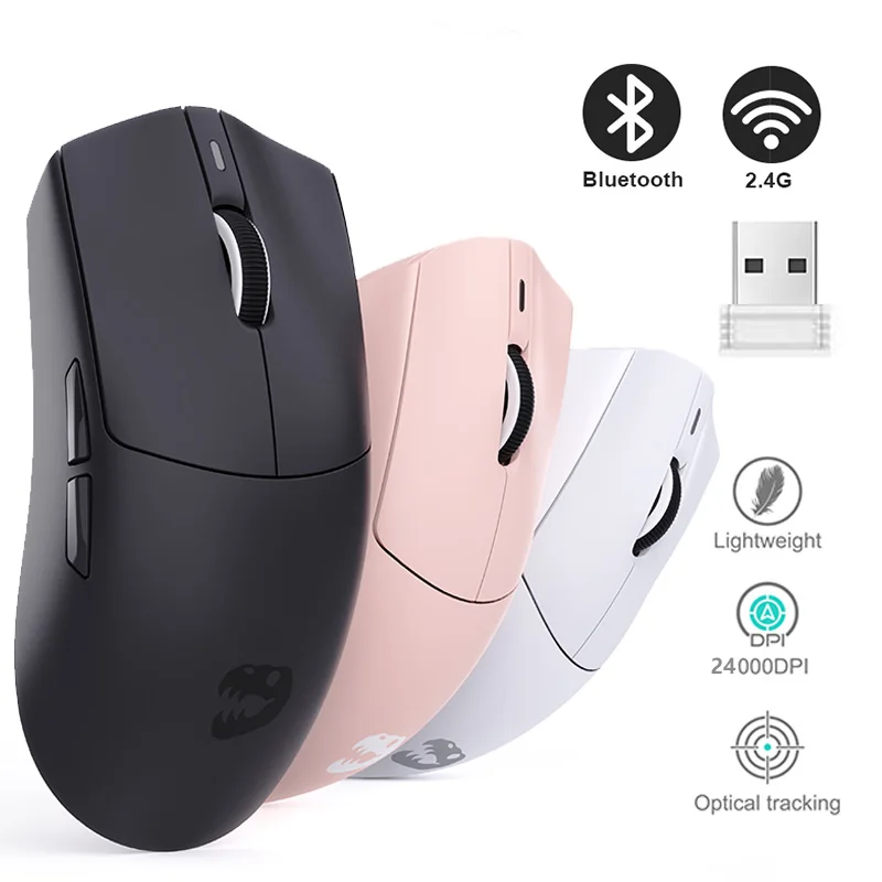 Ultra Light Wireless Gaming Mouse Gamer Laptop Pc Accessories Setup Free Master Ergonomic Computer Max Performance Trackball
