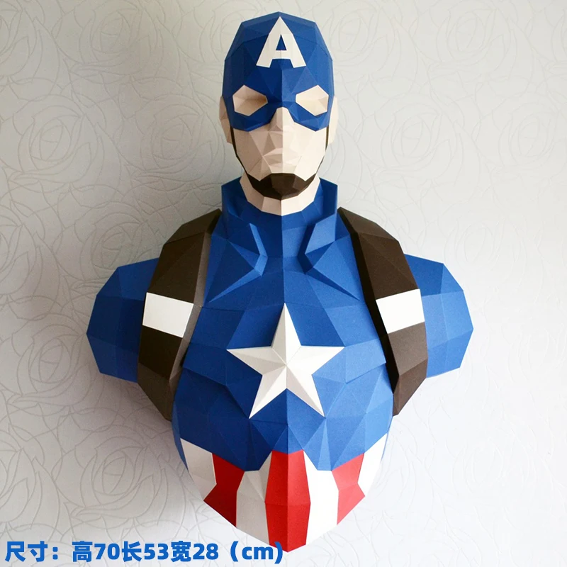 Marvel Captain America beeldje getransformeerd in Shield-Holding Avenger stoffen pak verzamelmodel hoofddeksel standaard randapparatuur