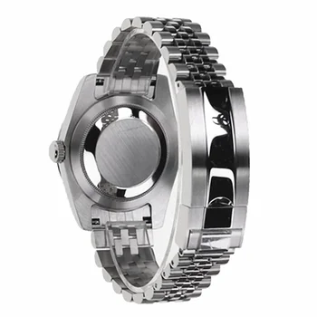 High quality gear bezel style watch with sapphire crystal water resistance for Nh35 Nh36 NH34 mechanical automatic movement