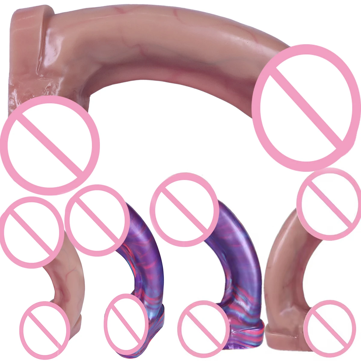 Super Big Silicone Dildo Huge Plug Large Realistic Penis Thick Big Dick Vaginal Expander Anal Plug Masturbatior Adult Sex Toy 18