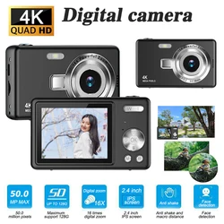 2.4 Inch 4K HD 1080P Digital Camera 50MP Portable Vlogging Camera IPS Screen 16X Zoom Camcorder Camera For Kids Adults Beginners