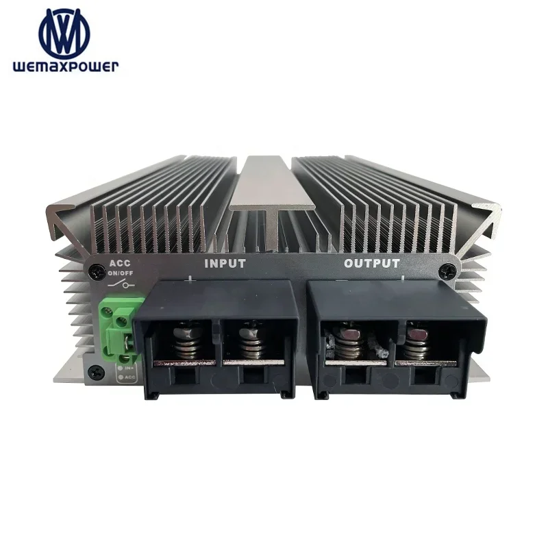 CE RoHS 24vdc تنحى 12vdc 150amp الجهد المنظم 24 فولت إلى 12 فولت 150A تكنولوجيا طاقة السيارة تيار مستمر تيار مستمر محول