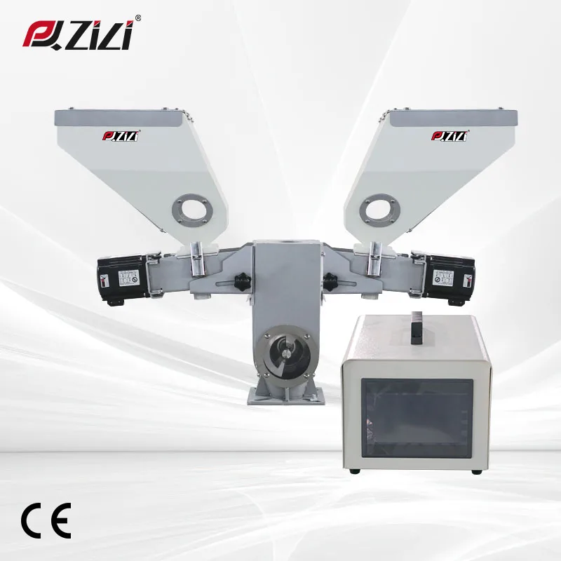 Double Screw Automatic Plastic Color Masterbatch Mixing Machine Volumetric Doser
